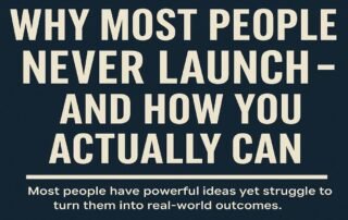 Why most people never launch illustration